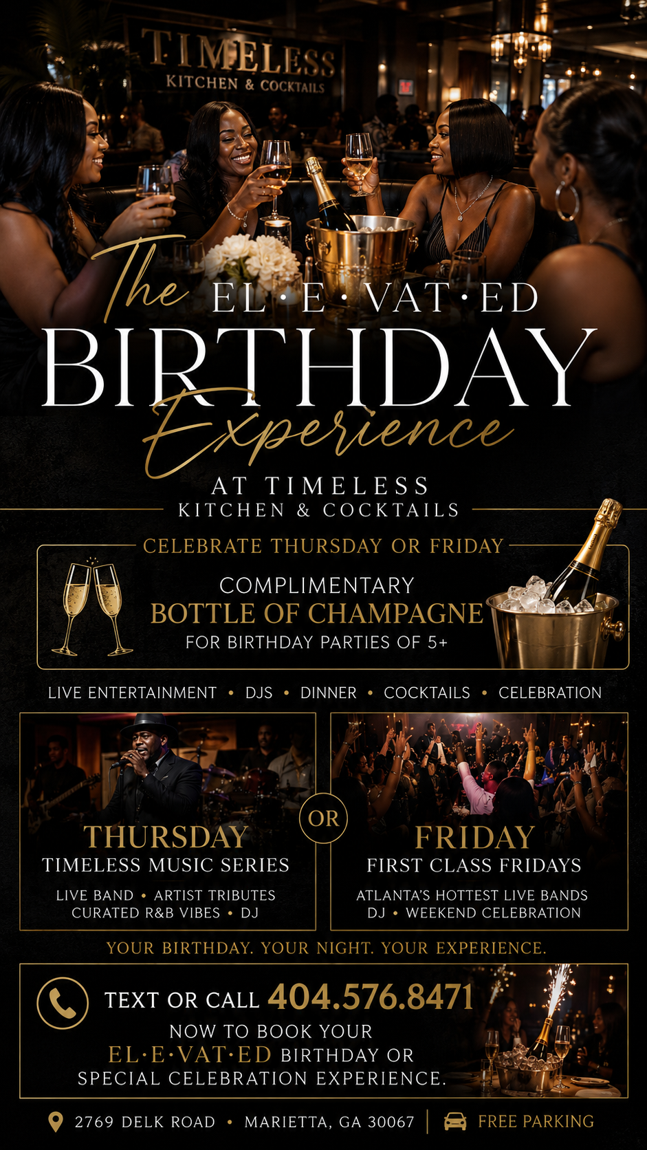 Elevated Birthday Experience